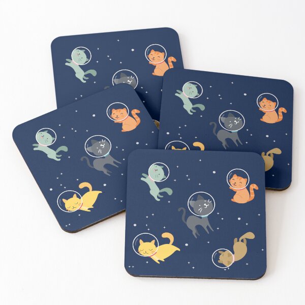 Item preview, Astronaut Cats In Space designed and sold by Happy Puppy Print On Demand.