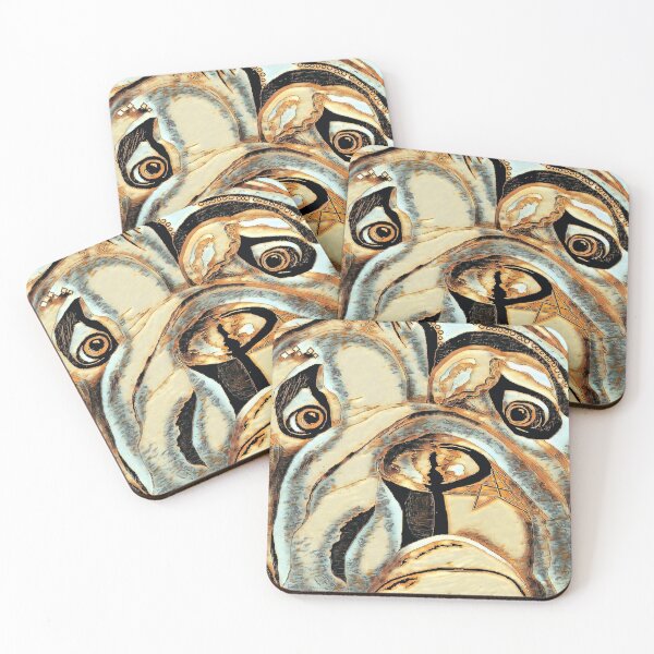 Item preview, Bulldog Portrait designed and sold by EloiseArt.