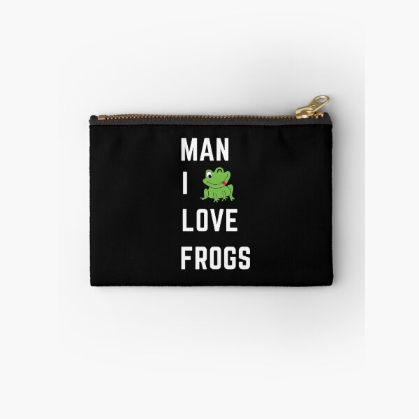 Item preview, Man I Love Frogs white text Poster designed and sold by NicoleDaila.