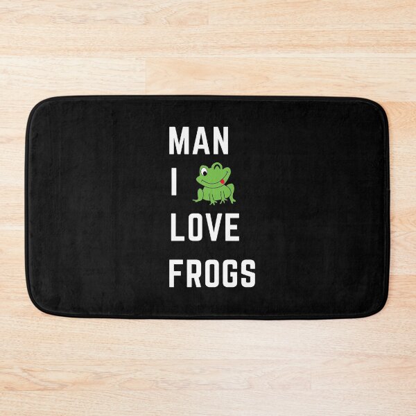 Item preview, Man I Love Frogs white text Poster designed and sold by NicoleDaila.