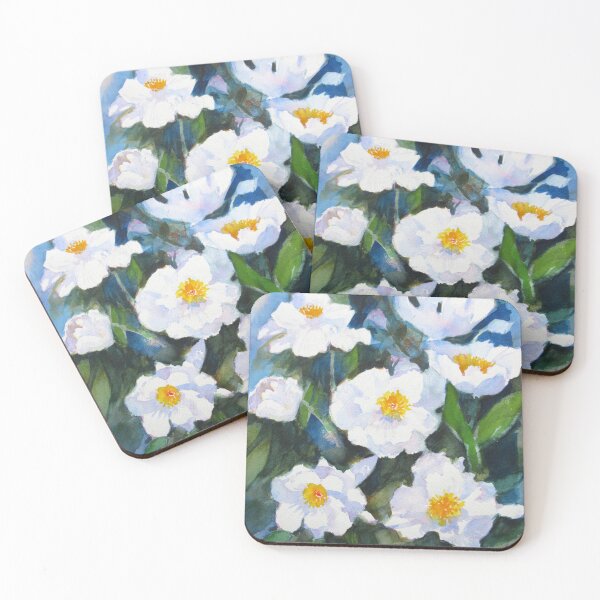 Item preview, White Peonies designed and sold by bevmorgan.