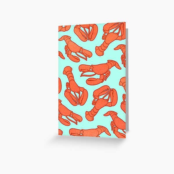 Lobster Addiction Greeting Card