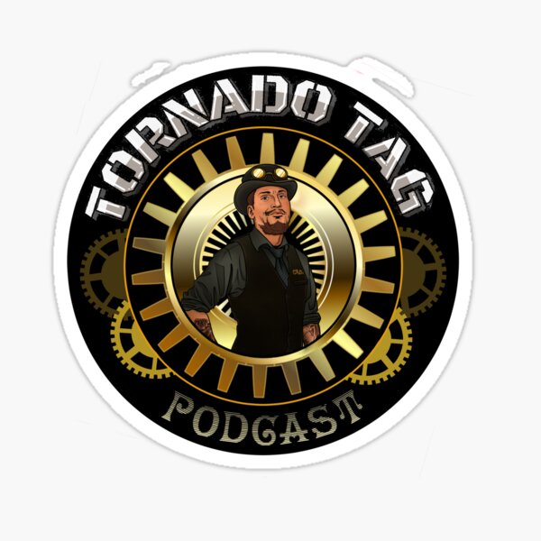 Tornado Tag Podcast Sticker