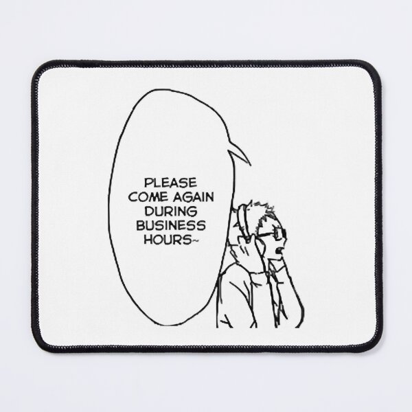 Item preview, Tsukki - Business Hours Sticker designed and sold by NicoleDaila.
