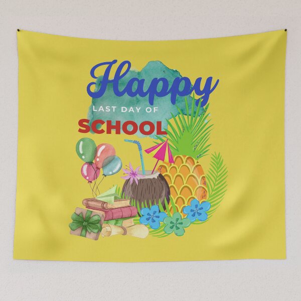 Item preview, Happy Last Day Of School Hello Summer Students And Teachers designed and sold by Alieso.