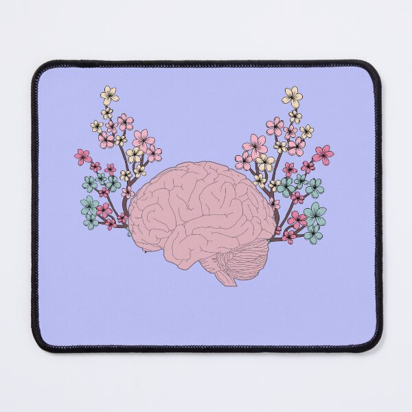 Item preview, Human brain with flowers designed and sold by Preslava Genova.