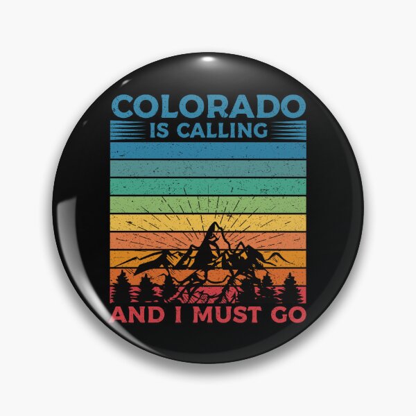 Item preview, Colorado Is Calling And I Must Go: Retro Vintage Colorado State, America Home Calling, Mountain Vacation designed and sold by Adexyl.