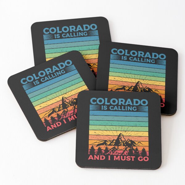 Item preview, Colorado Is Calling And I Must Go: Retro Vintage Colorado State, America Home Calling, Mountain Vacation designed and sold by Adexyl.