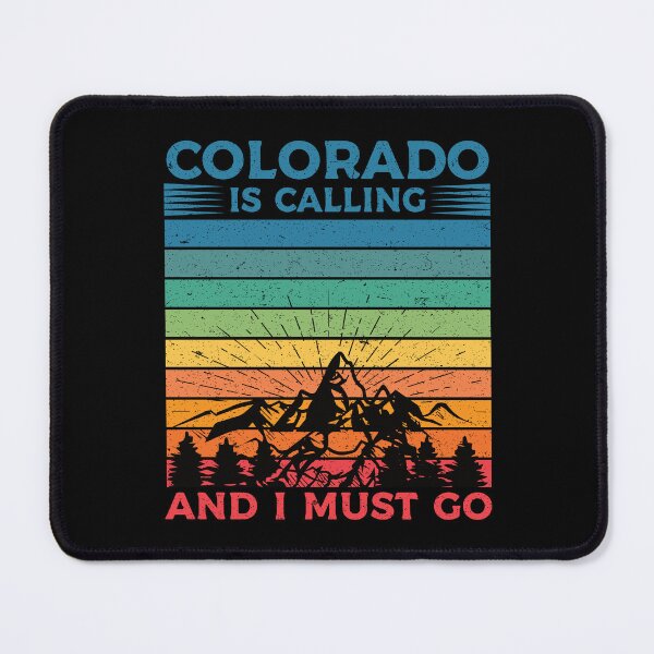 Item preview, Colorado Is Calling And I Must Go: Retro Vintage Colorado State, America Home Calling, Mountain Vacation designed and sold by Adexyl.