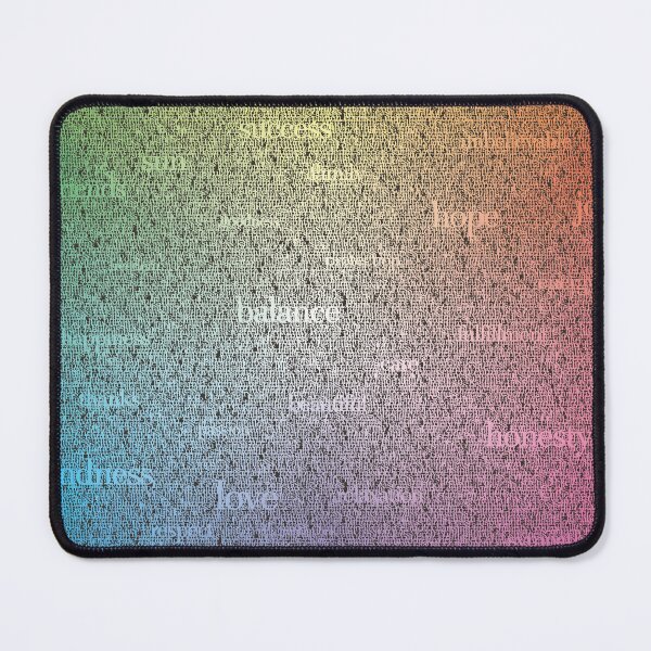 Item preview, Positive words, rainbow colors designed and sold by AlfabetDesign.