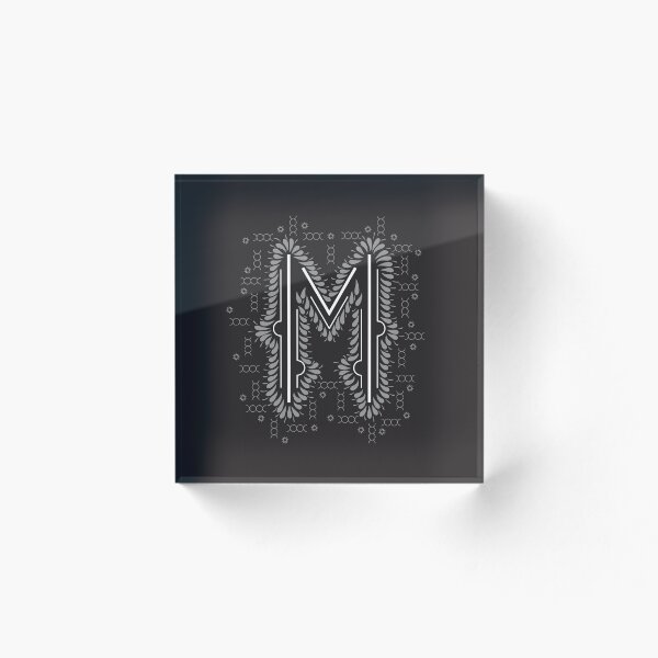 Item preview, M letter logo icon design with semicircles elements designed and sold by MadinaFatt.