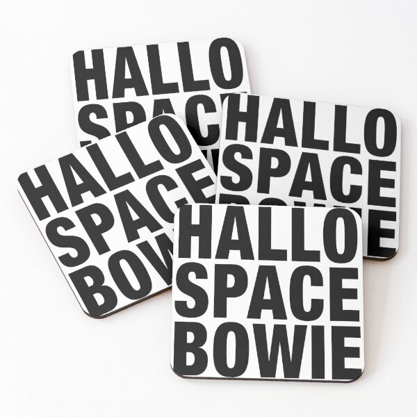 Item preview, HALLO SPACE BOWIE designed and sold by BlackFadeMedia.