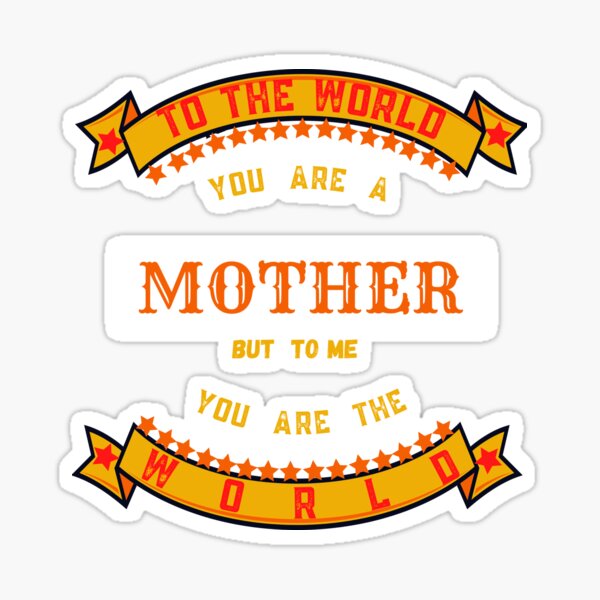 Item preview, My mother is my world designed and sold by thecuterabbit.