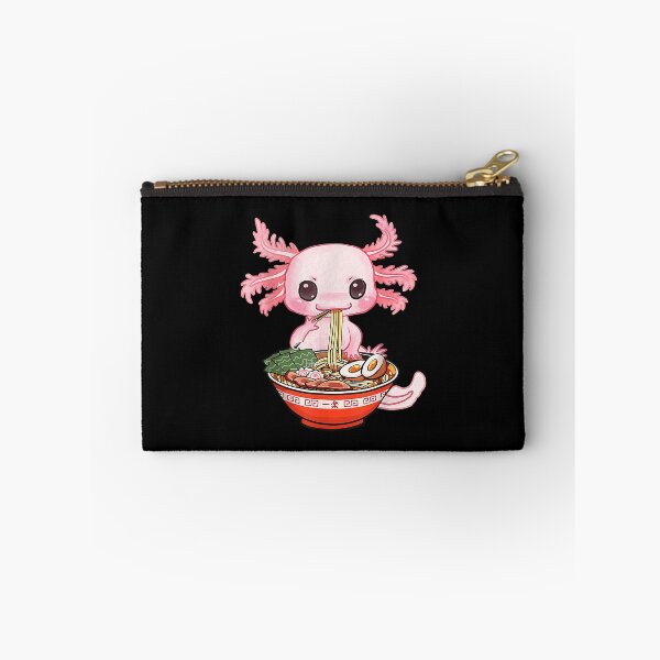 Item preview, Kawaii Axolotl Eating Ramen Noodles Anime designed and sold by MichealExan.