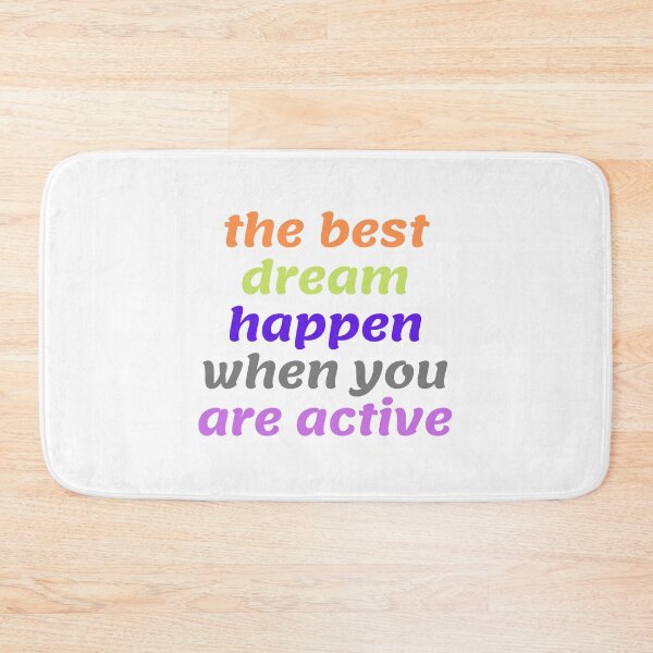 Item preview, the best dream happen when you are active designed and sold by yassminishop.