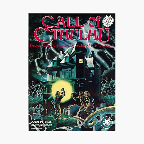 Call of Cthulhu 1st Edition Cover Photographic Print