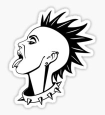 Punk girl Sticker