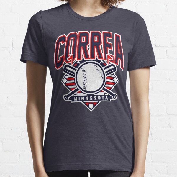 MLB Team Apparel Youth Minnesota Twins Carlos Correa #4 Red T-Shirt