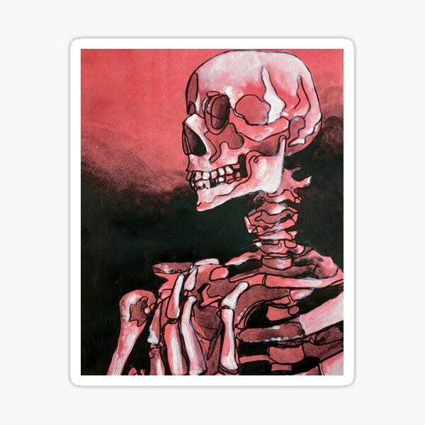 Skelly-Friend Sticker
