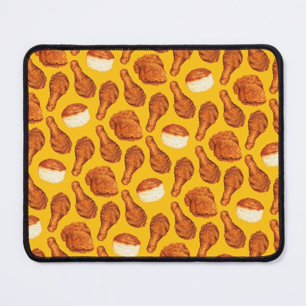 Item preview, Fried Chicken & Biscuit Pattern - Yellow designed and sold by Kelly  Gilleran.