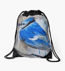 Perched by Tim Miklos Drawstring Bag