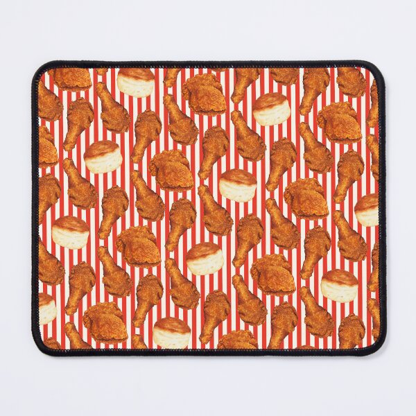 Item preview, Fried Chicken & Biscuit Pattern - Red & White Stripe designed and sold by Kelly  Gilleran.