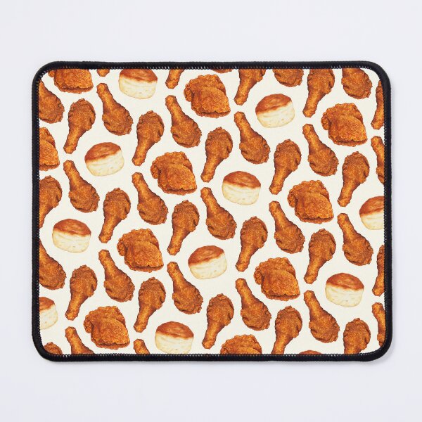 Item preview, Fried Chicken & Biscuit Pattern - White designed and sold by Kelly  Gilleran.