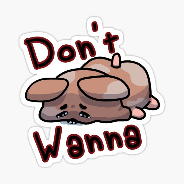 The Most Relatable Hamster In The World Sticker