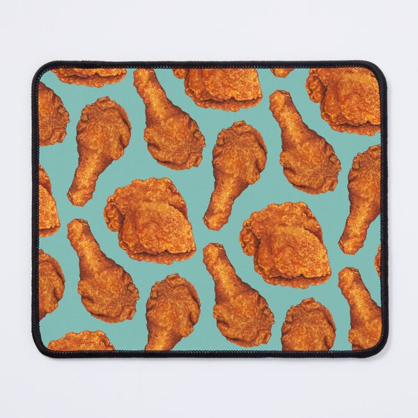 Item preview, Fried Chicken Pattern - Blue designed and sold by Kelly  Gilleran.