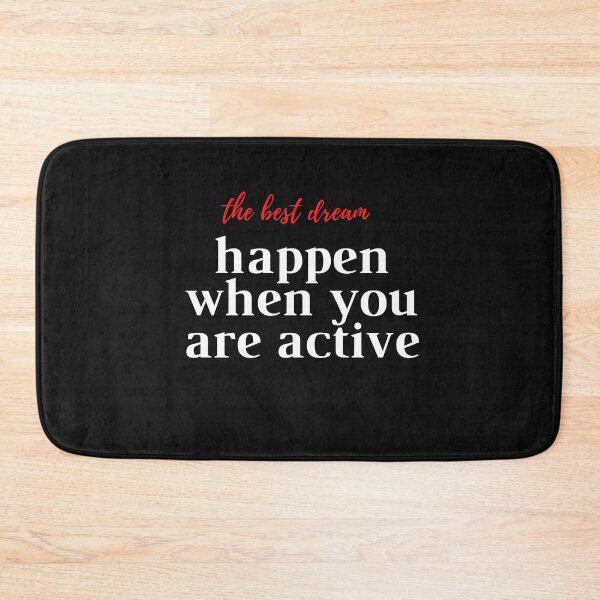 Item preview,  the best dream happen when you are active designed and sold by yassminishop.
