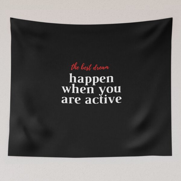 Item preview,  the best dream happen when you are active designed and sold by yassminishop.