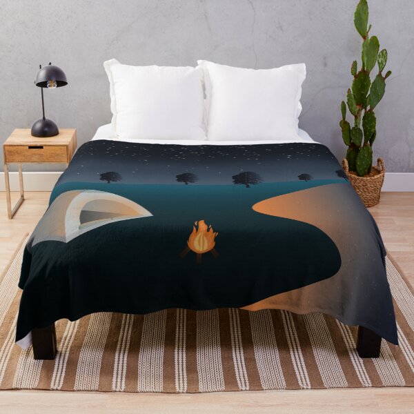 Item preview, Camping under the stars designed and sold by BeCreativeArts.