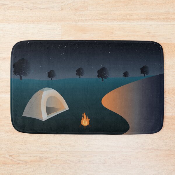 Item preview, Camping under the stars designed and sold by BeCreativeArts.