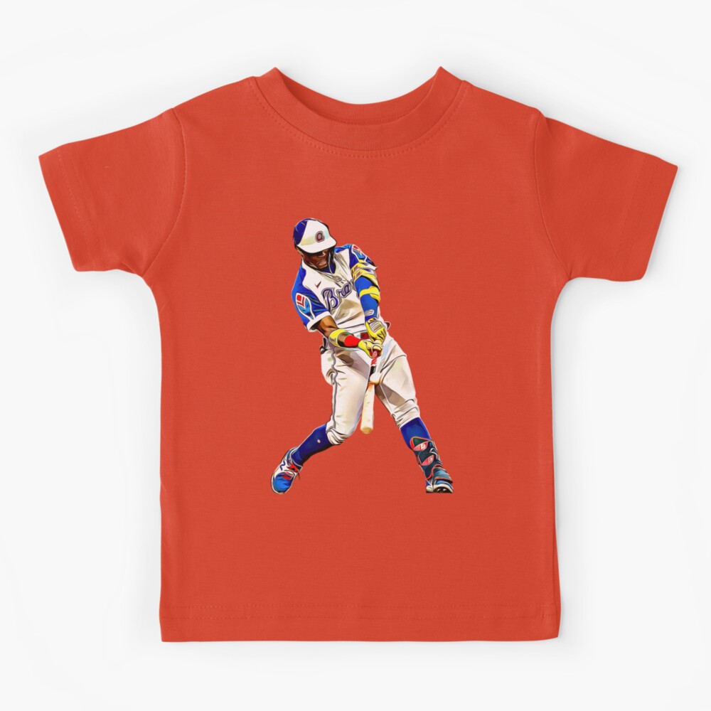 Ronald Acuna Jr. Back-To Kids T-Shirt for Sale by RatTrapTees