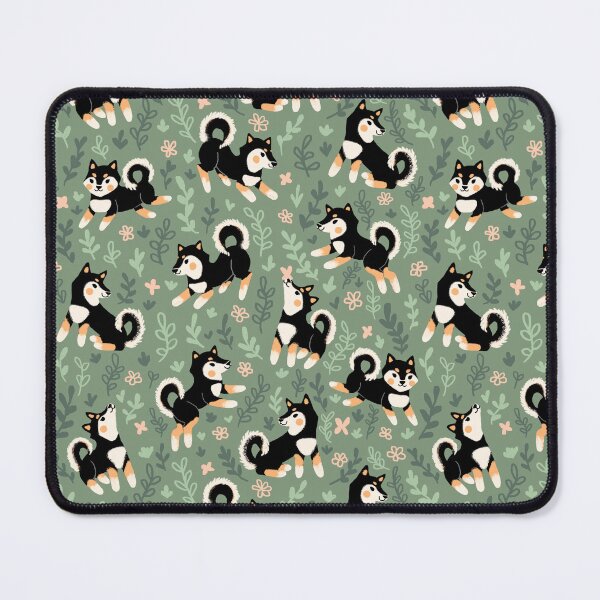 Item preview, Playful Black And Tan Shiba Inu Pattern designed and sold by DeKoro.