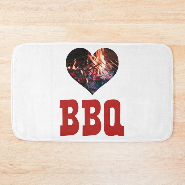 Item preview, BBQ Heart I Love Barbecue Meat Food designed and sold by joseartgel.