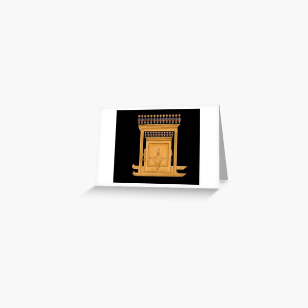 Golden Shrine Greeting Card