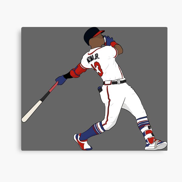 Ronald Acuna Atlanta Braves canvas, Ronald Acuna wall art, Atlanta