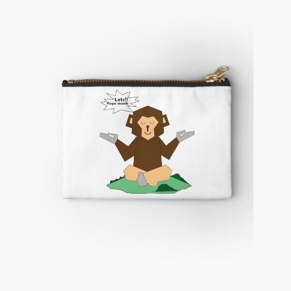 Item preview, Lets yoga monk Sticker designed and sold by LillyDai.