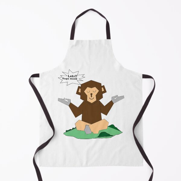 Item preview, Lets yoga monk Sticker designed and sold by LillyDai.