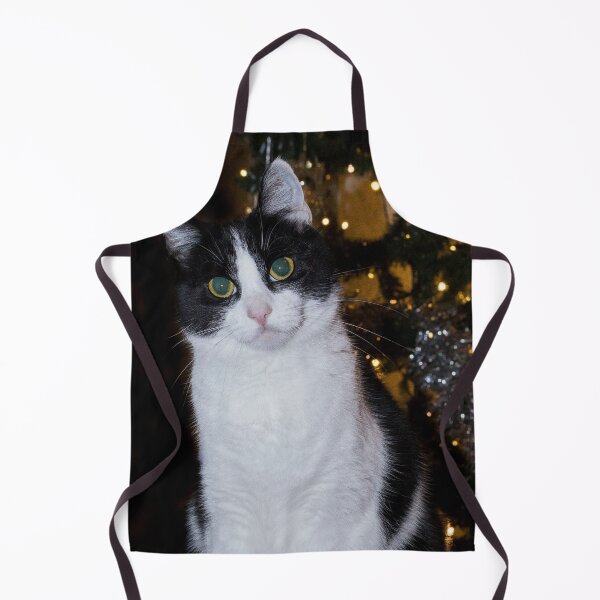 Item preview, Lindo gato blanco y negro de Navidad designed and sold by HaleyRedshaw.