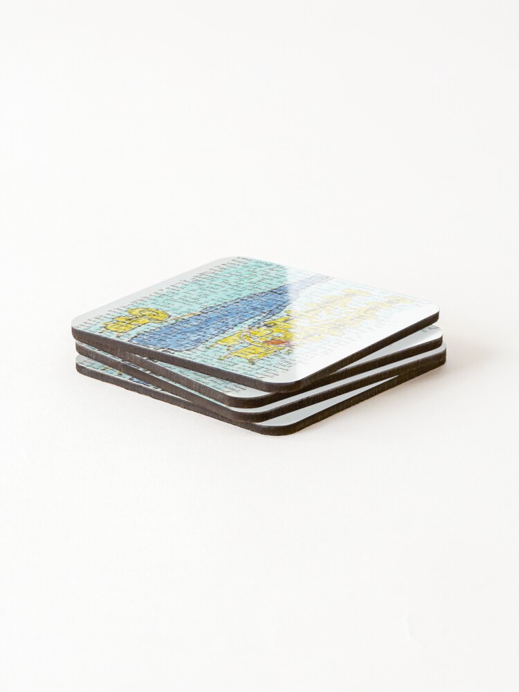 Thumbnail 4 of 5, Coasters (Set of 4), Madeline designed and sold by easterhermann.