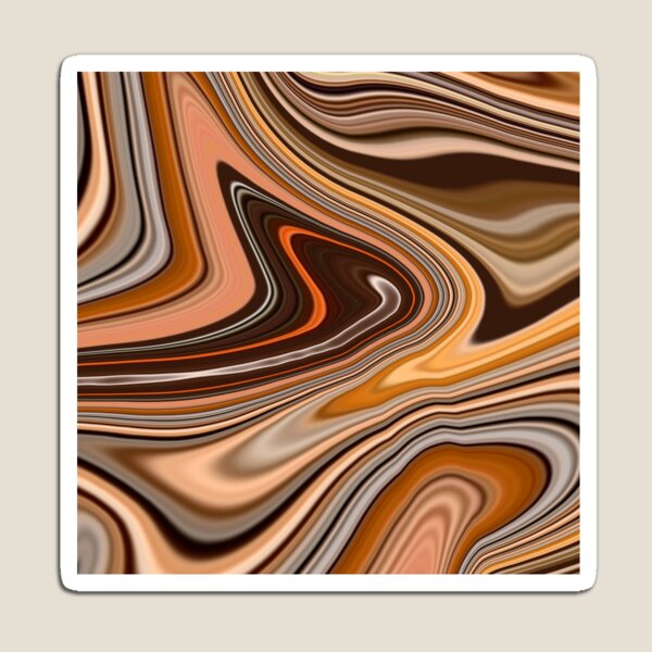 Item preview, Efecto mármol abstracto El café se encuentra con la especia de calabaza con leche designed and sold by PoppyPattern.