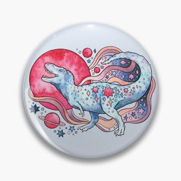 Item preview, Star Rex | Cosmic Dinosaur Watercolor designed and sold by OMEGAFAUNA.