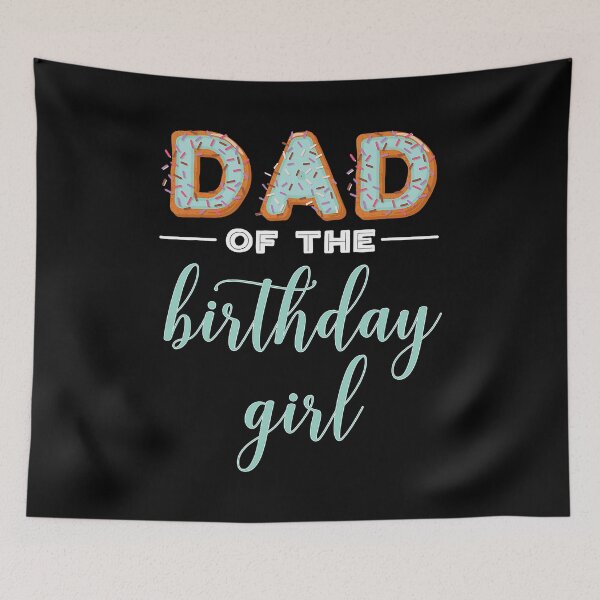 Item preview, Dad Of The Birthday Girl Family Donut Birthday designed and sold by PameGraha.