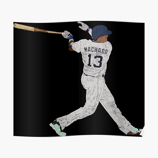 Manny Machado San Diego Padres Baseball Sports Poster Print Wall Art 18x24
