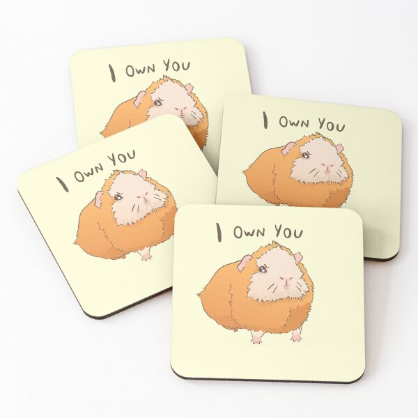 Item preview, I Own You - Orange Guinea Pig Abyssinian -  Cute pet parent spoiled animal designed and sold by sheehanstudios.