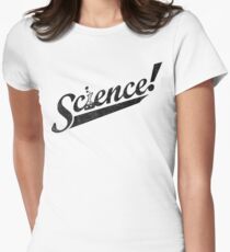 Team Science ! (Black Ink Edition) Women's Fitted T-Shirt