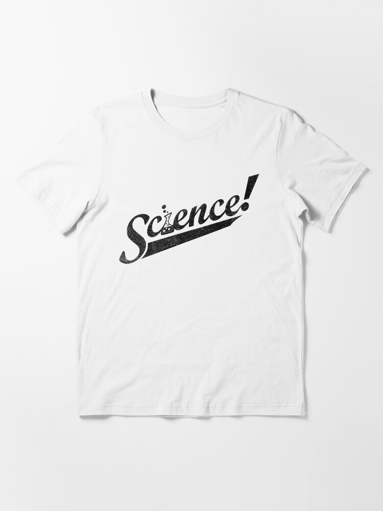 Alternate view of Team Science ! (Black Ink Edition) Essential T-Shirt