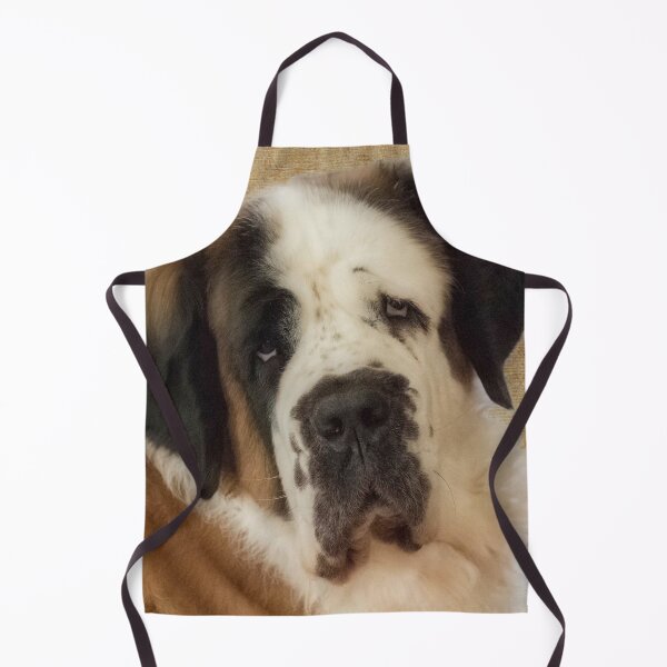 Item preview, St Bernard dog portrait designed and sold by HaleyRedshaw.